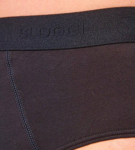 Men 24/7 Midi 2P Slipy męskie 2-pak Sloggi- black 