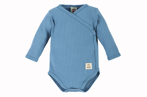 03234J "Natural Harmony" Body dzidziuś z długim rękawem Makoma jeans