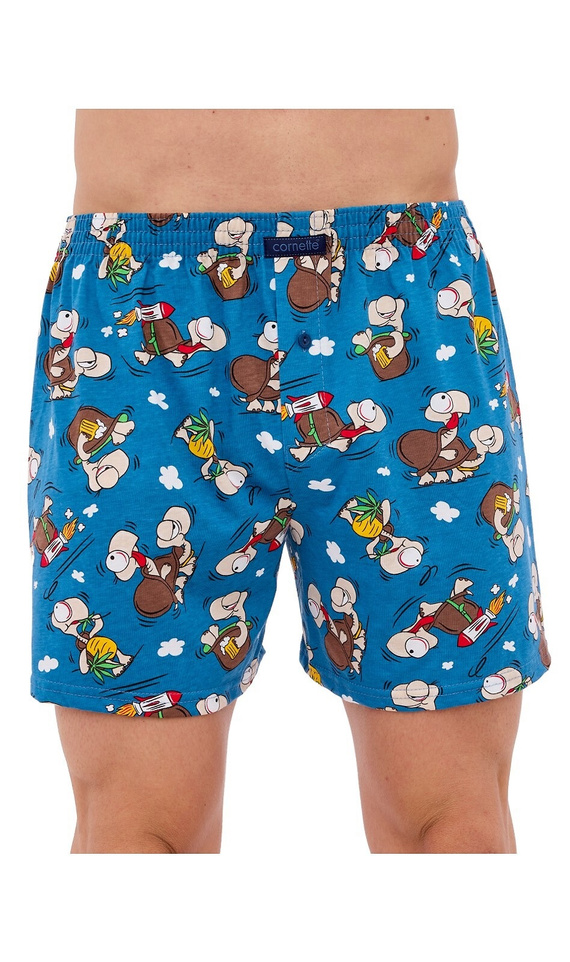 001/161 011/161 Classic Bokserki męskie Cornette morski