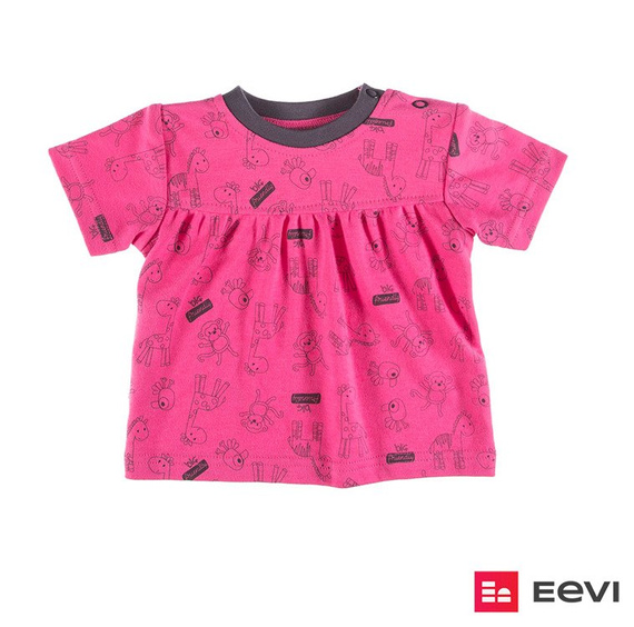 Bluzka dla dziewczynki "SAWANNA" Ewa Klucze różowa