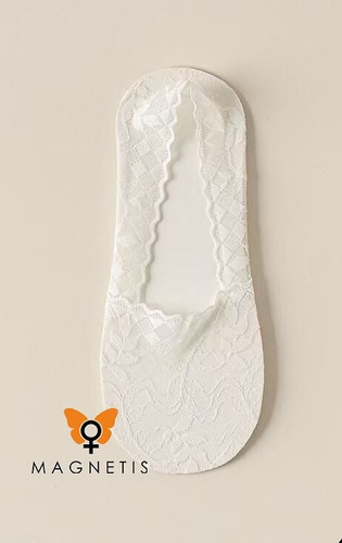 GC241134 Baleriny Damskie Magnetis -biały