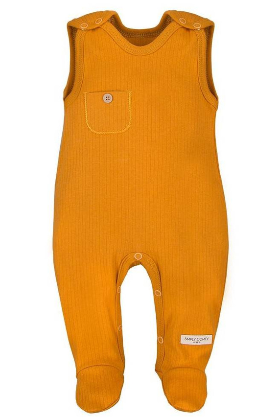Śpiochy niemowlęce z kieszonką "Simply Comfy" Ewa Klucze - miodowy