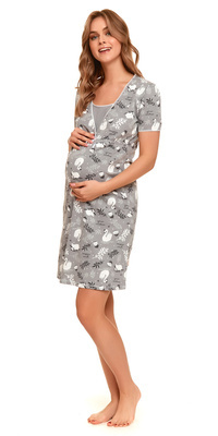9393 Koszula ciążowa i do karmienia Doctor Nap - grey swan