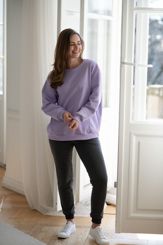 Milk It Easy! bluza do karmienia Milk&Love liliowy