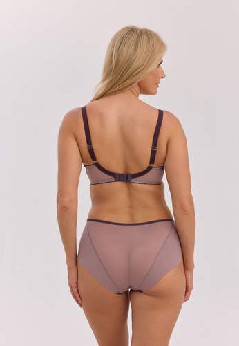 Biustonosz Semi Soft Gaia 1373 Bibiana Fioletowy Półusztywniany SS5