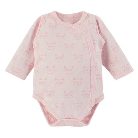 Big Bear Body rozpinane z długim rękawem Eevi - różowy