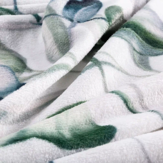 Ellen Koc narzuta liście Eurofirany biały