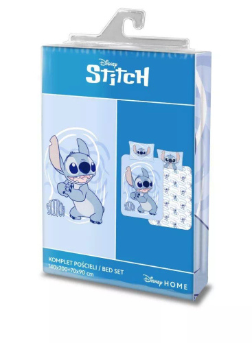 Pościel Lilo i Stitch Faro 100% bawełna miękka pościel dziecięca niebieska 