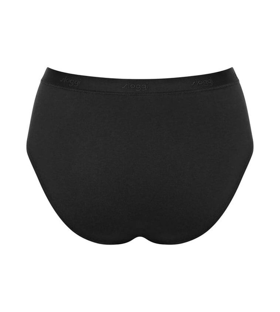 Go Casual Midi Figi Damskie Sloggi - black