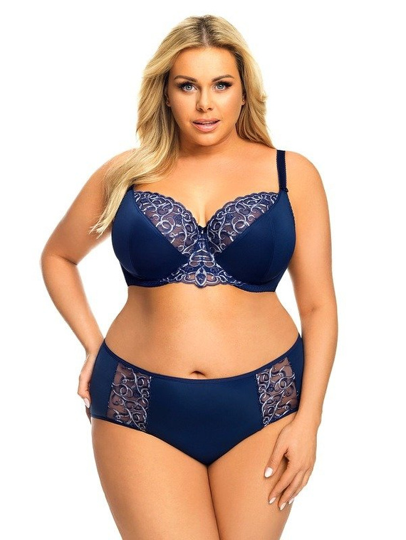 K 560 Monique Gorsenia Biustonosz Miękki - granatowy