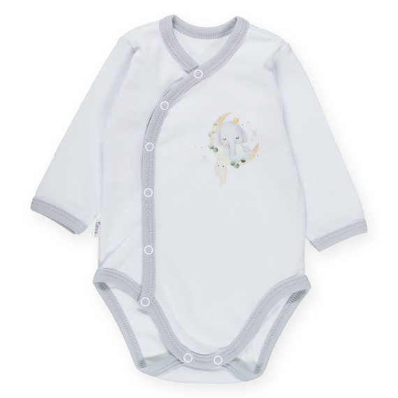 Król Słoń komplet body i spodnie Martex szary