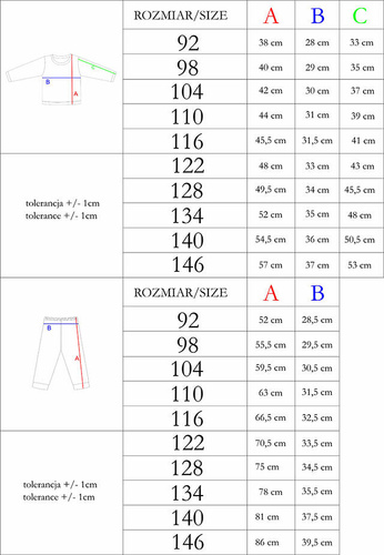 141248 Piżama dziecięca "Sonia" Nicol - krem/granat