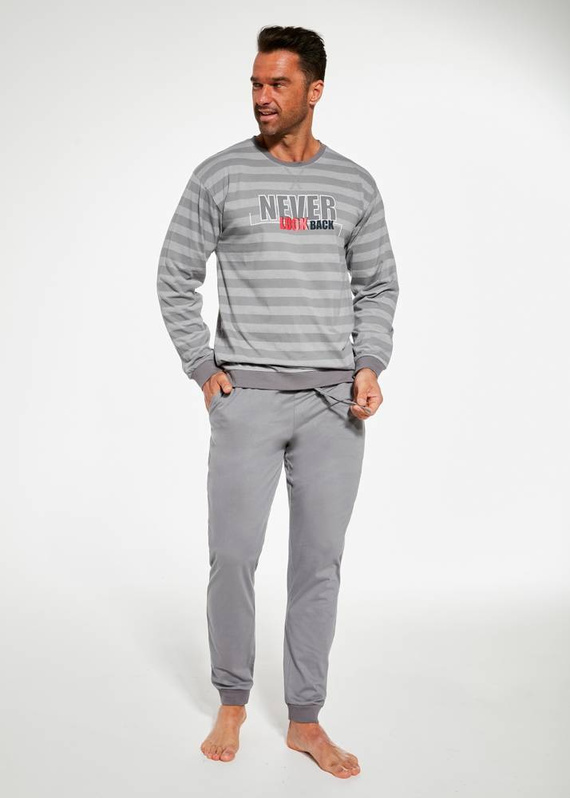 322/251 Never Piżama męska Cornette- szary