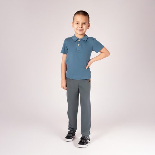 215283 Legginsy chłopięce Eddy Nicol - szary