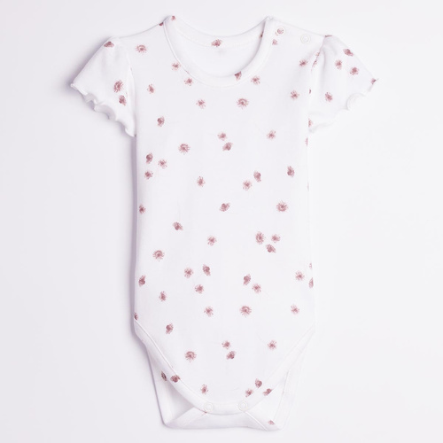 Nicol Hania 226093 Body Niemowlęce 100% Bawełna Kwiatki