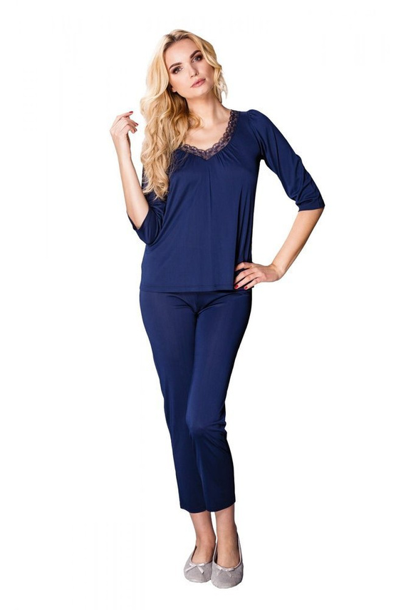 6202 Vivien Piżama damska Mewa miętowy