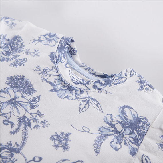 Botanic Bluzka z krótkim rękawem Eevi- biały