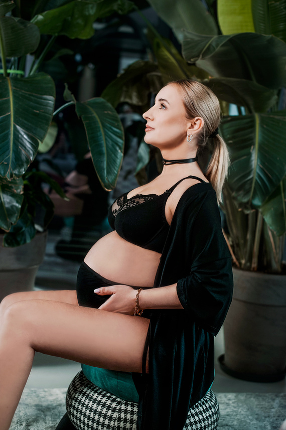 219 Anastasia Mama miękki biustonosz do karmienia Teyli - czarny