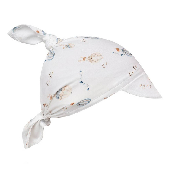 Retro Balloons bambusowa chustka z daszkiem Yosoy