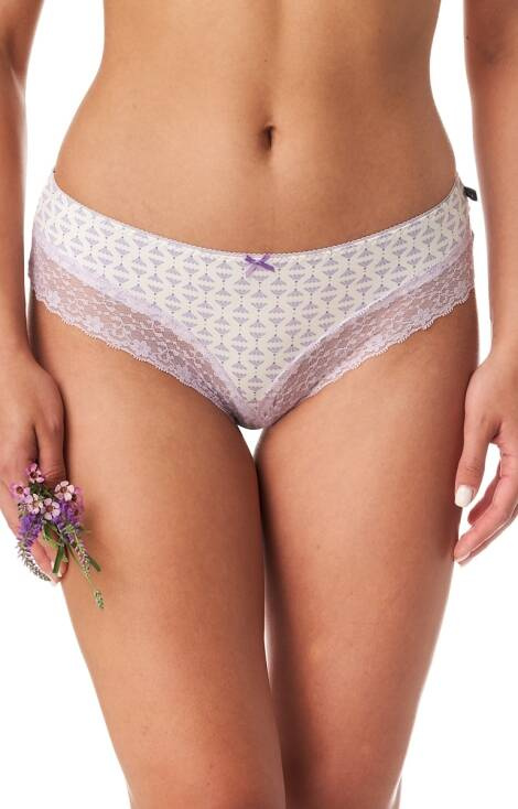 LPB 990 A'2 Figi damskie brazyliany 2-pak Key- fioletowy