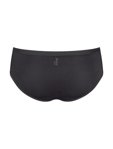 sloggi ZERO Feel Air Hipster – bezszwowe figi niewidoczne black