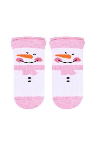 Skarpetki Zimowe Wzory art.138 Steven - biały 125