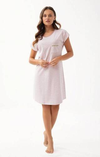 203 Koszula Nocna Luna - beżowa