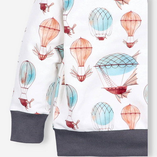 ILC-0004/BAL Bluza dresowa z kapturem I love Colors - balony