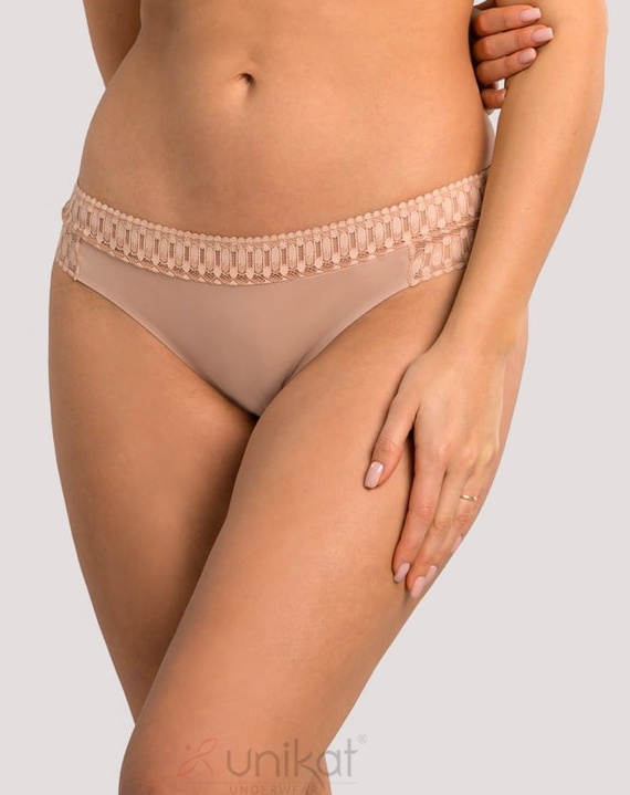 Kora Figi damskie Unikat beżowe – eleganckie i wygodne, elastyczne dopasowanie