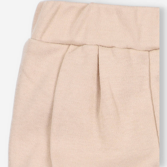 Butterflies Spodnie z bawełny organicznej Nini beżowy