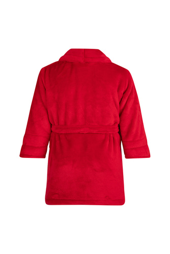 Calido Szlafrok dziecięcy polarowy ByShelly - czerwony
