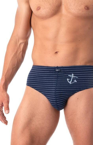 MPP 251 B25 Slipy męskie 2-pak Key - szary-granatowy