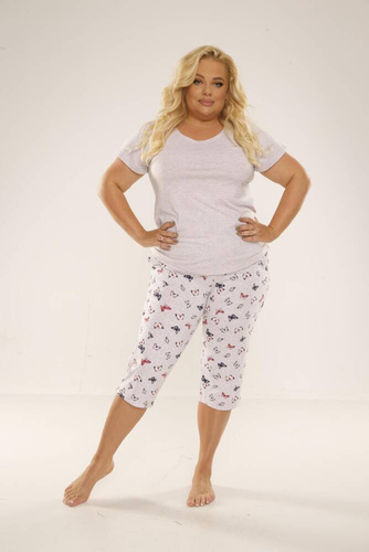 483 Mariposa Piżama Damska Forex - beżowy melange