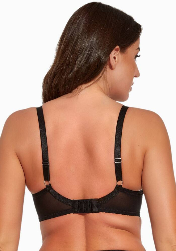 BS 1255 Flora Biustonosz miękki soft Gaia czarny