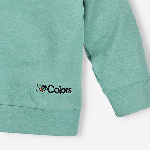ILC-0017/JZI Bluza dresowa I love Colors - zielony