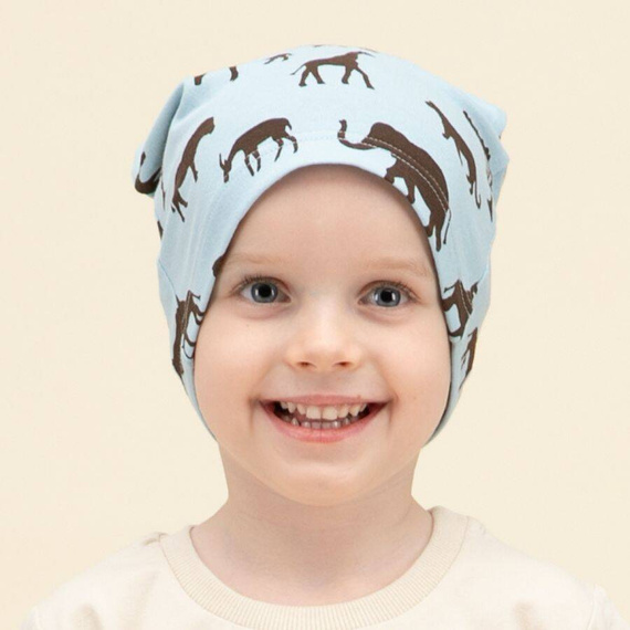 Safari Czapka dziecięca Pinokio - niebieski afryka