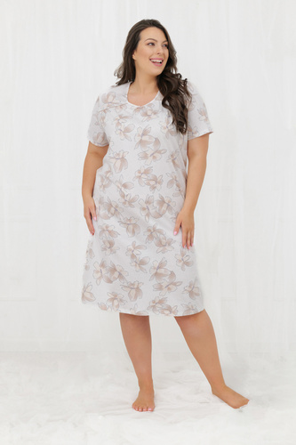 Empiria koszula nocna 100% bawełna krótki rękaw Italian Fashion