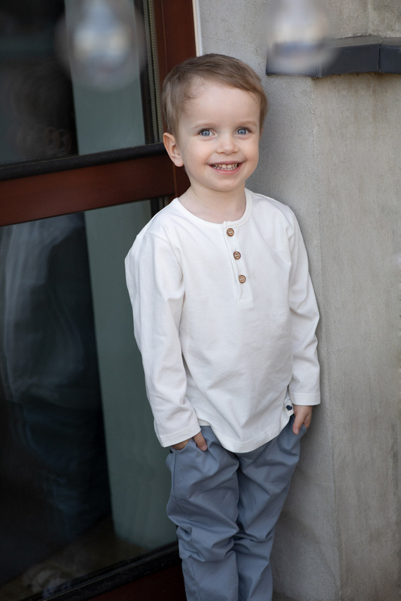 Charlie Spodnie niemowlęce Pinokio - niebieski