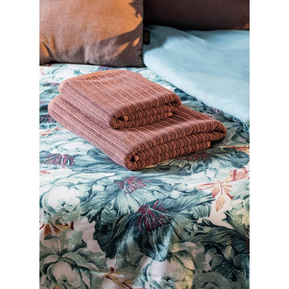 Avinion Ręcznik bawełniany Eurofirany pudrowy/liliowy