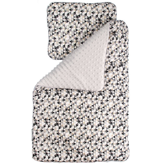 Trójkąty Komplet do wózka Martex niebieski