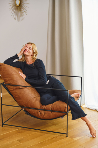 7161 Piżama Damska Doctor Nap - czarny