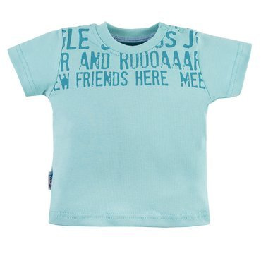 Nature T-shirt dla chłopca z nadrukiem Ewa Klucze - zielony