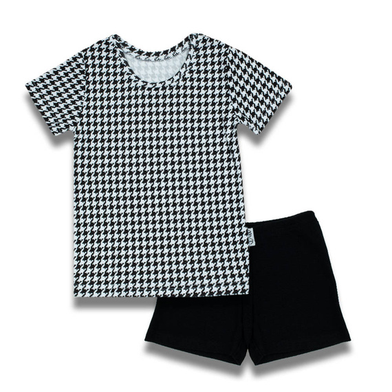 198037 Komplet bluzka kr. rękaw + spodenki Viki Nicol