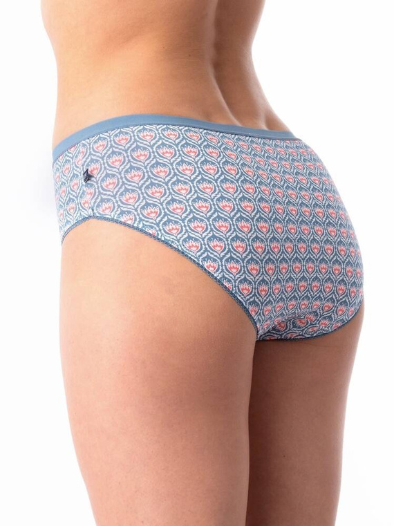 LPC 736 A'2 Figi damskie 2-pak Key niebieski brązowy