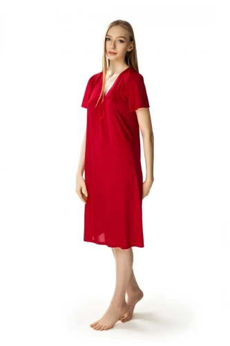 6127 Consuela koszula nocna damska Mewa burgundowy