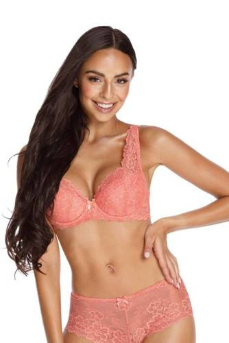 M-053/22 Carmela  Biustonosz Usztywniany  Mat brzoskwiniowy