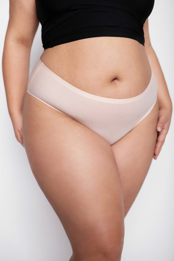 Flexi-One Figi Damskie Plus Size Julimex beżowy