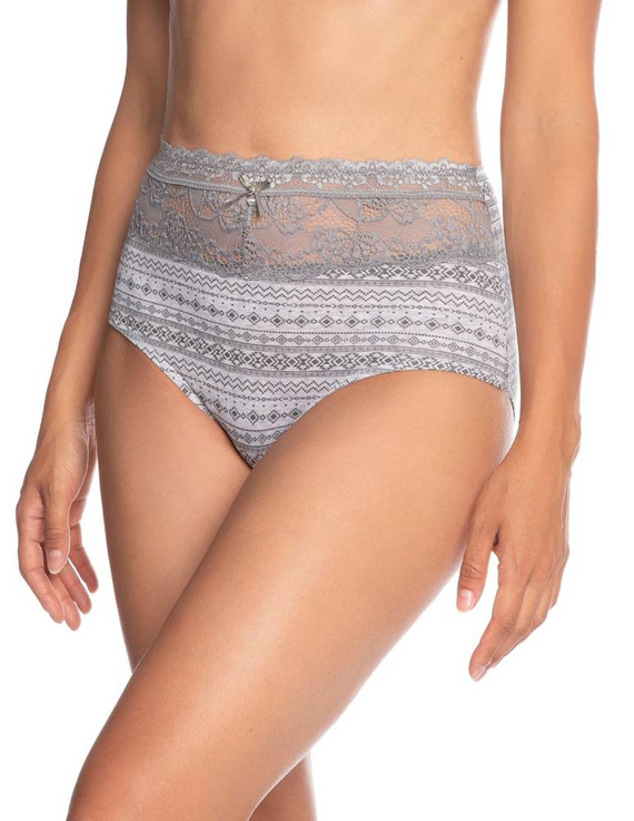 L-1436 MX A'2 Figi Damskie Lama  szary