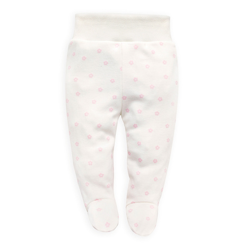 Lovely Day Półśpiochy niemowlęce Pinokio - ecru kwiatki