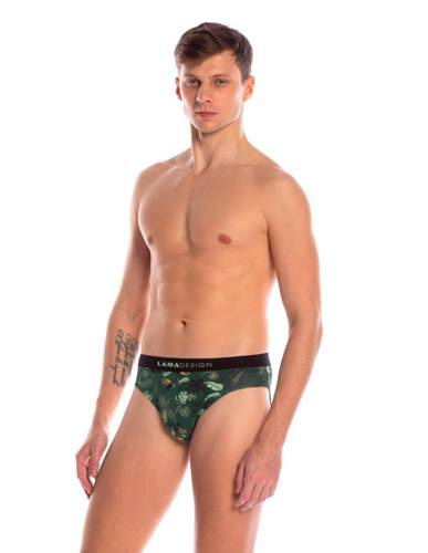 M-999 SD Slipy męskie Lama  zielony/czarny